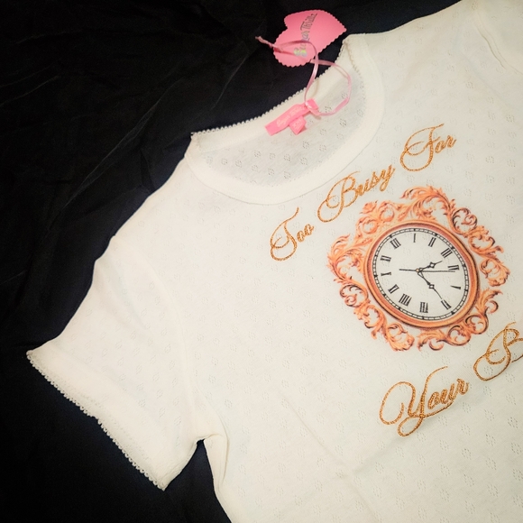 NWT Courtship Countdown Baby Tee DOLLS KILL  SZs  XL & XXL - Picture 3 of 6